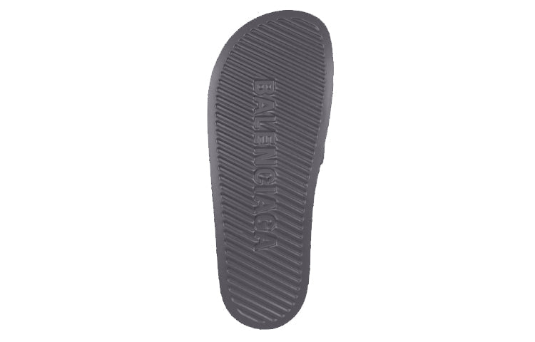 Balenciaga BB Pool Slides 'Grey' 656395W1S851511
