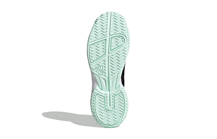 (GS) adidas Adizero Club J Black/Green EH1106
