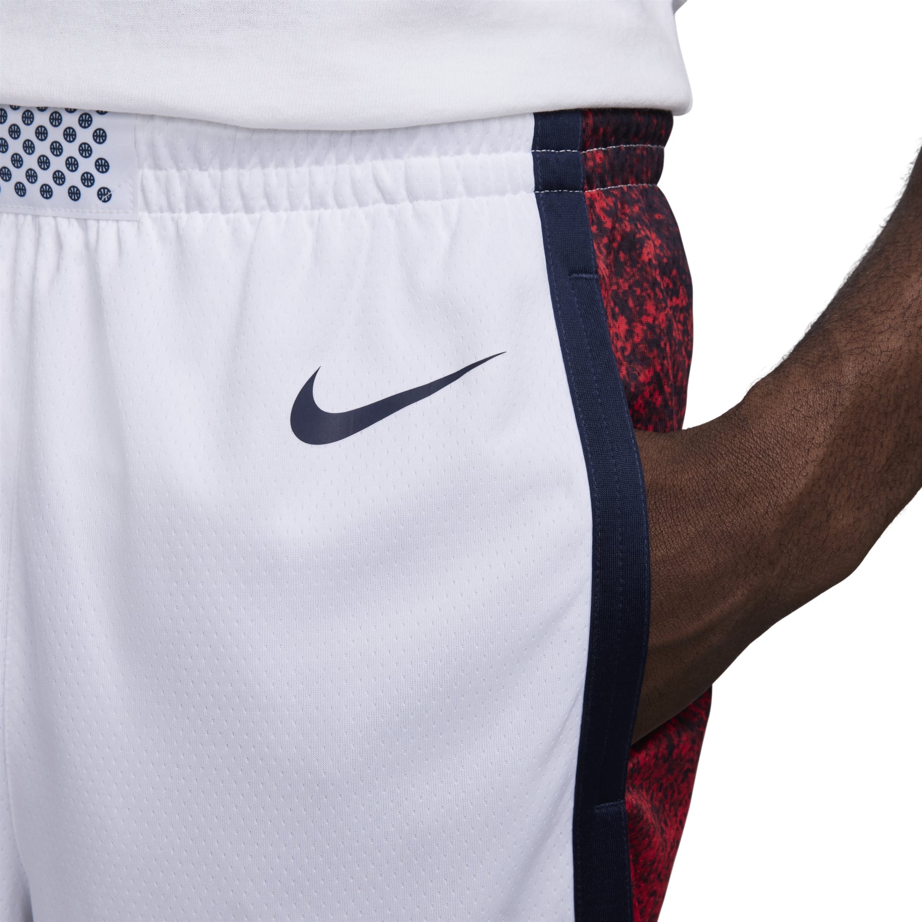 Nike USA Limited Home Basketball Shorts 'White Obsidian' FQ0303-100