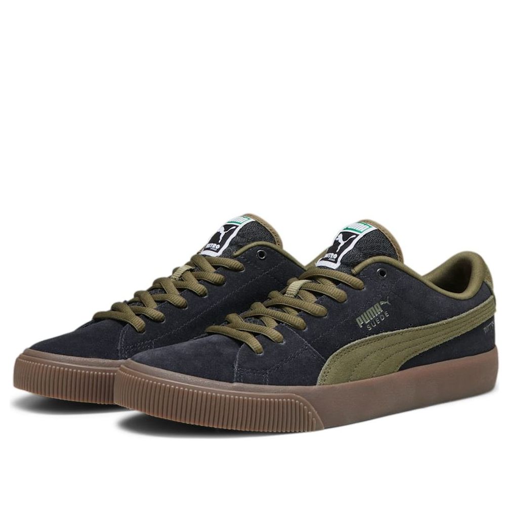 PUMA Suede Skate Nitro 'Black Olive Drab' 386082-13