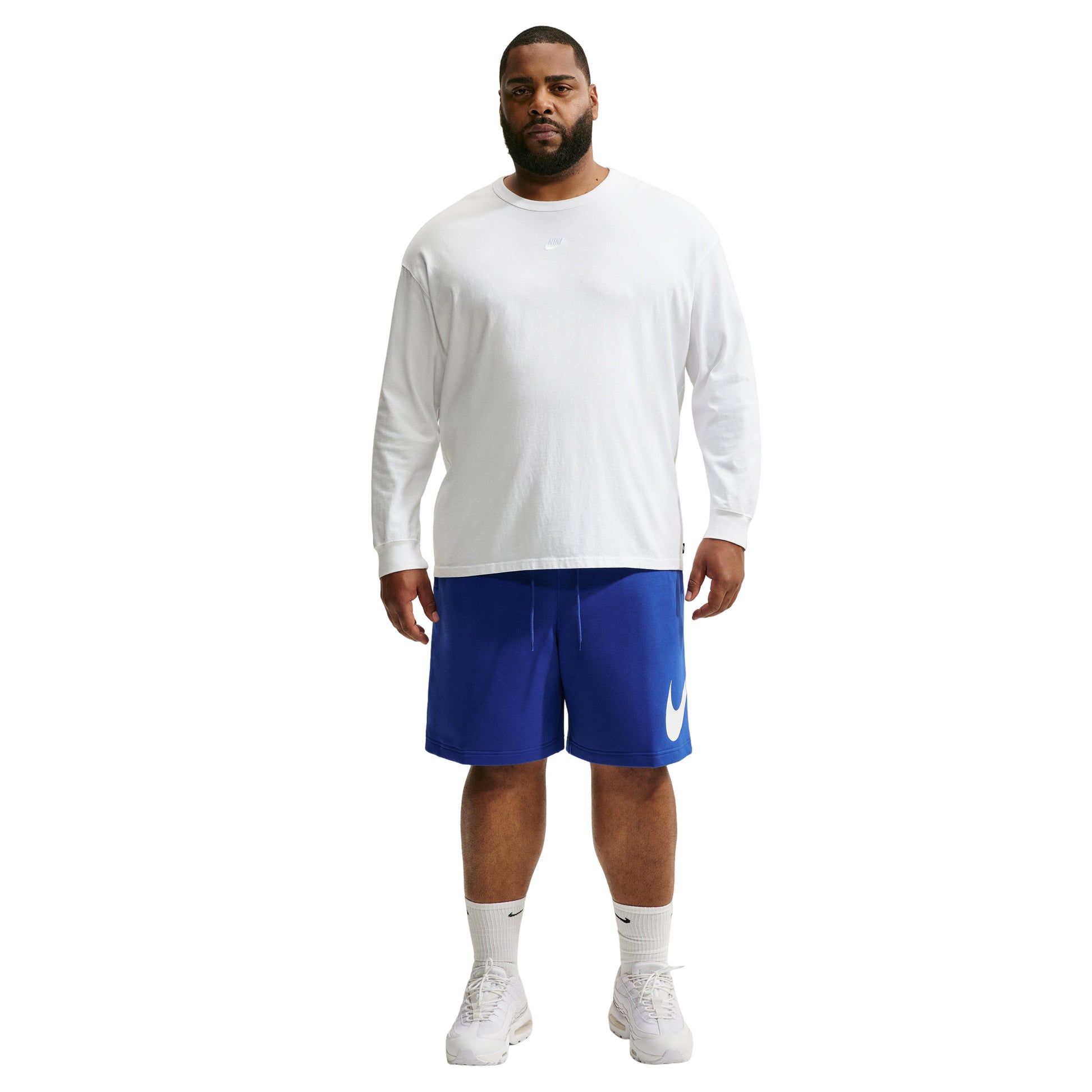 Nike Club Fleece Shorts 'Old Royal White' FN3906-417