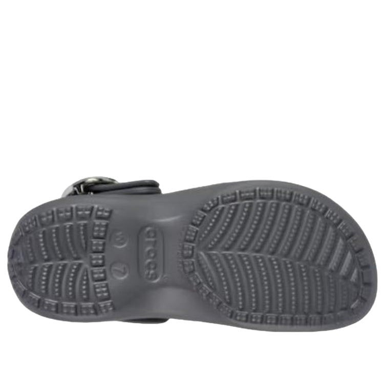 (WMNS) Crocs Classic Platform Dipped Buckle Clog 'Carbon' 213230-0YK