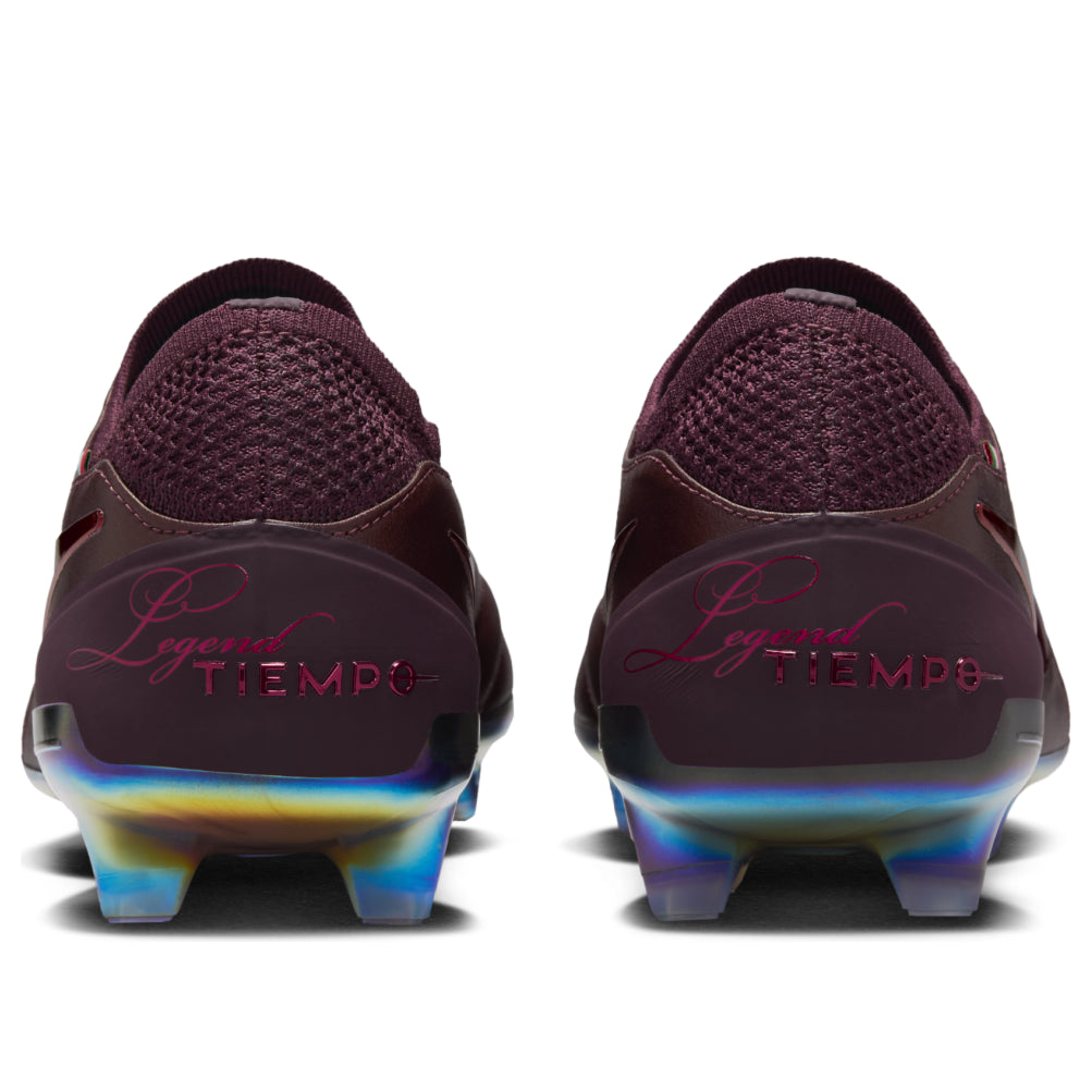 Nike Tiempo Legend 10 Elite LUXE FG 'Port Wine Bright Crimson' FZ1487-600