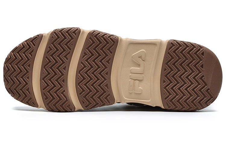 (WMNS) FILA FUSION ADE Barricade Sneakers 'White Beige Brown' T12W233206FWB