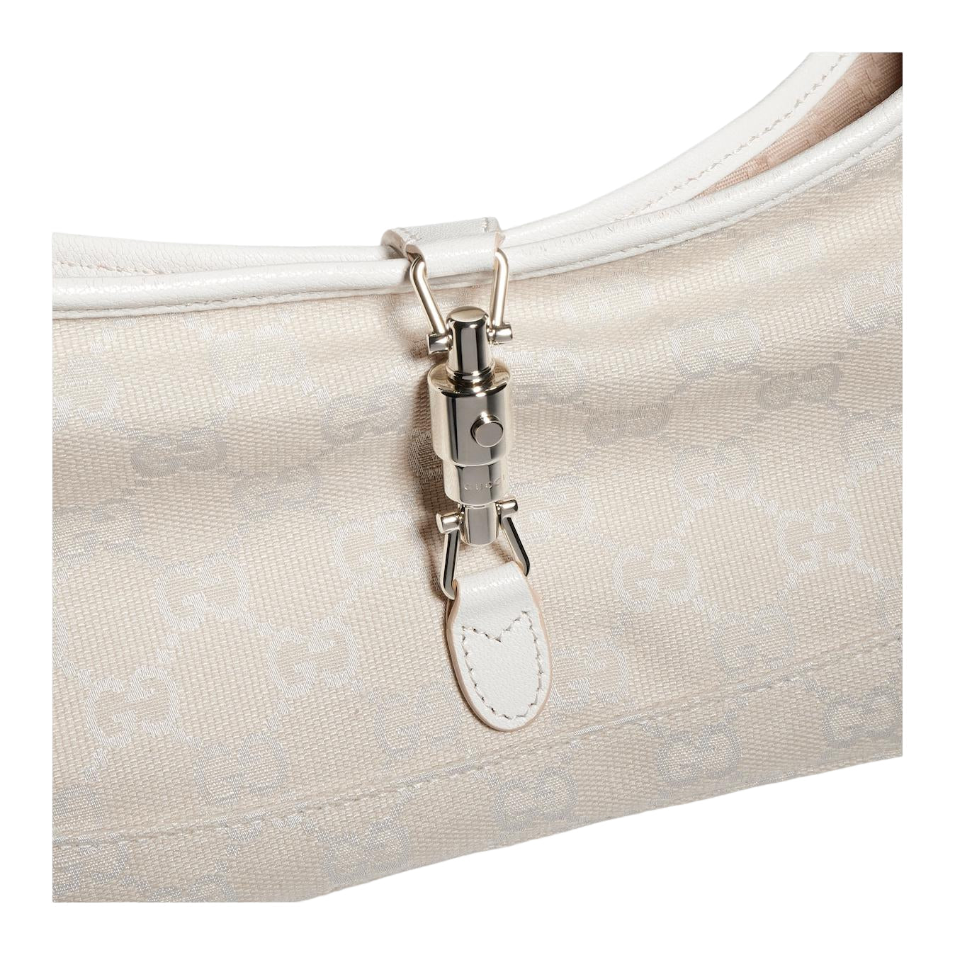 (WMNS) Gucci Jackie Slim Medium Shoulder Bag 'White' 863137-FAFV4-9551