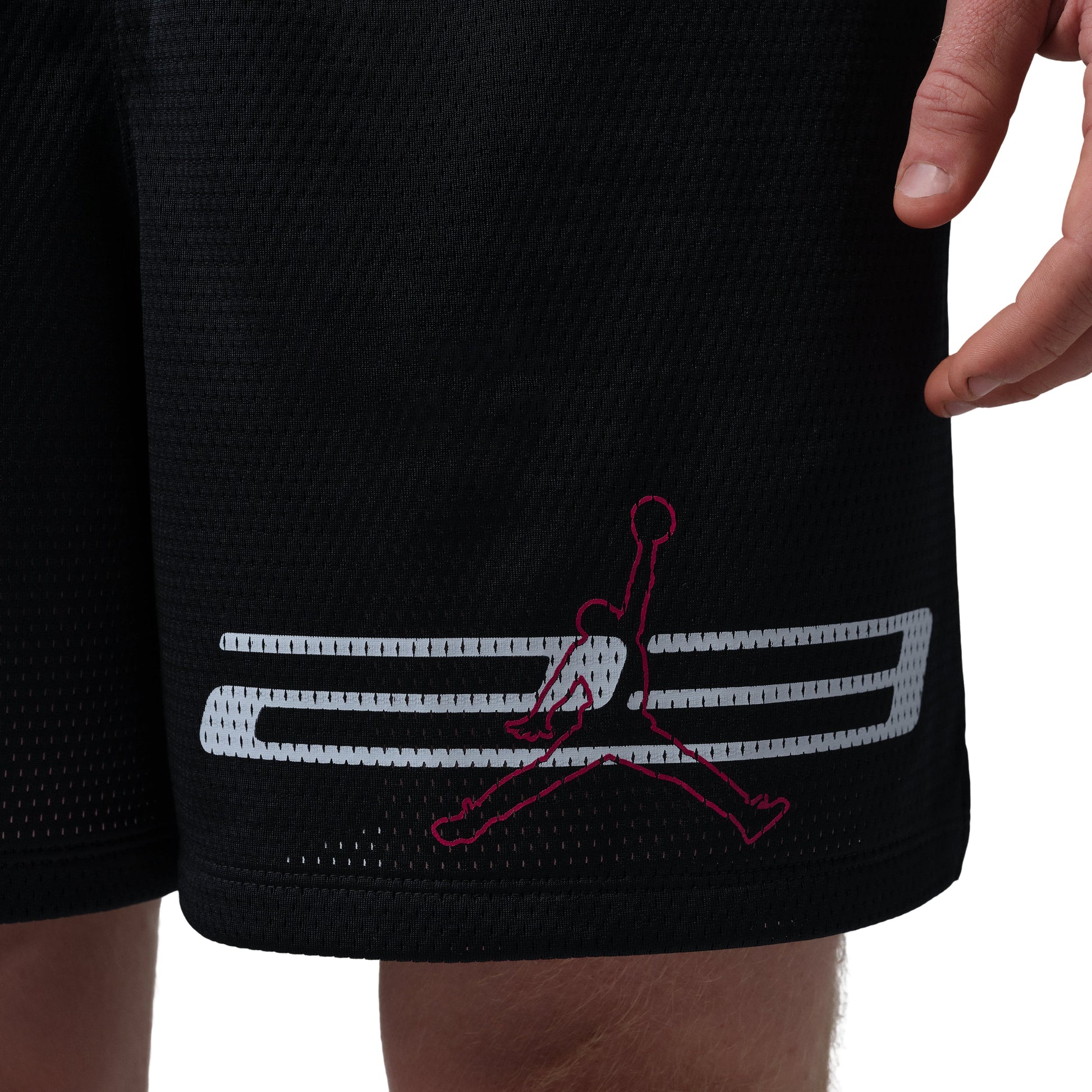Jordan Dri-FIT Mesh Graphic Shorts 'Black' IF0872-010