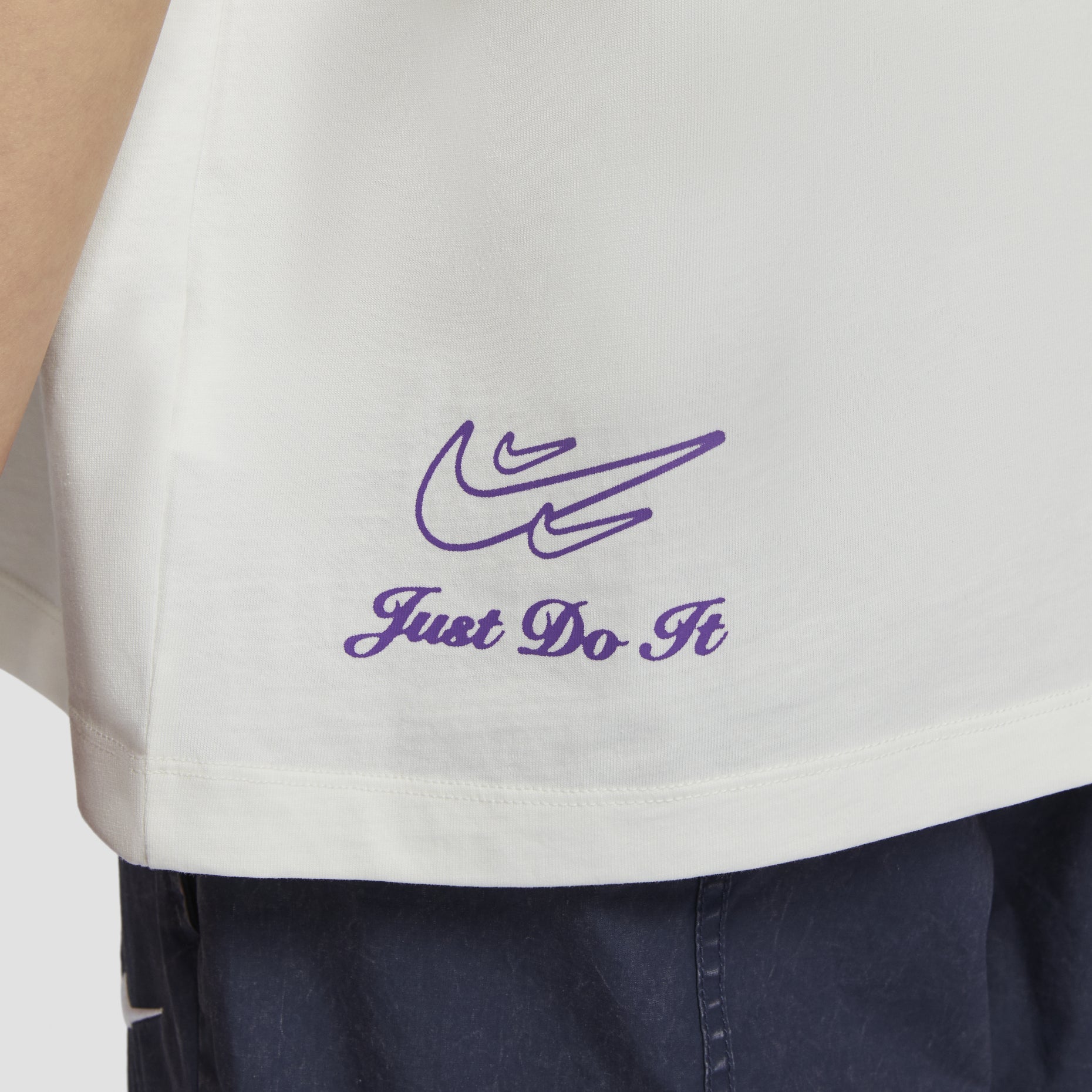 (WMNS) Nike Sportswear Oversized T-shirt Asia Sizing 'Sail' FZ1147-133