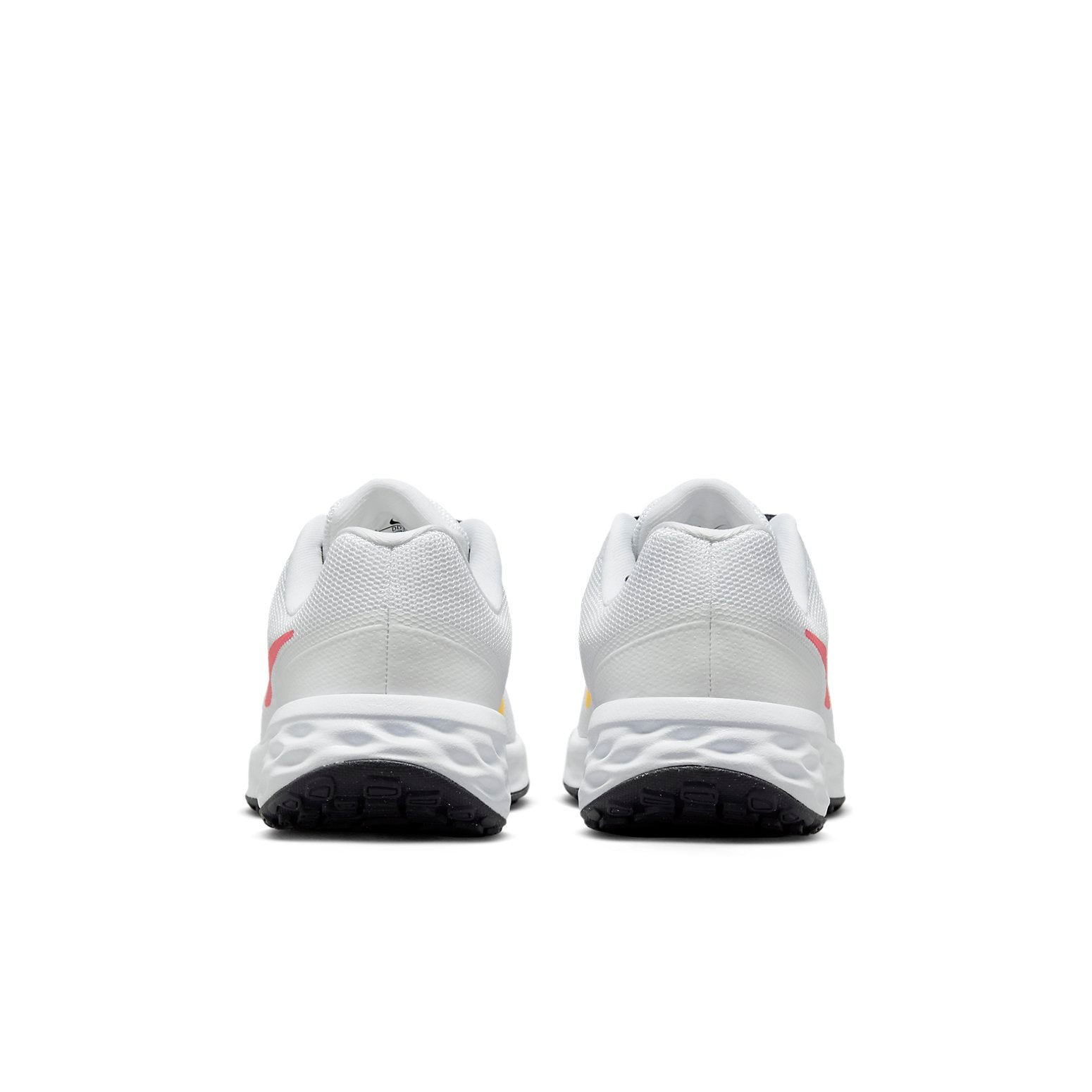 (GS) Nike Revolution 6 Road Running Shoes 'White Gridiron Orange Sea Coral' DD1096-101
