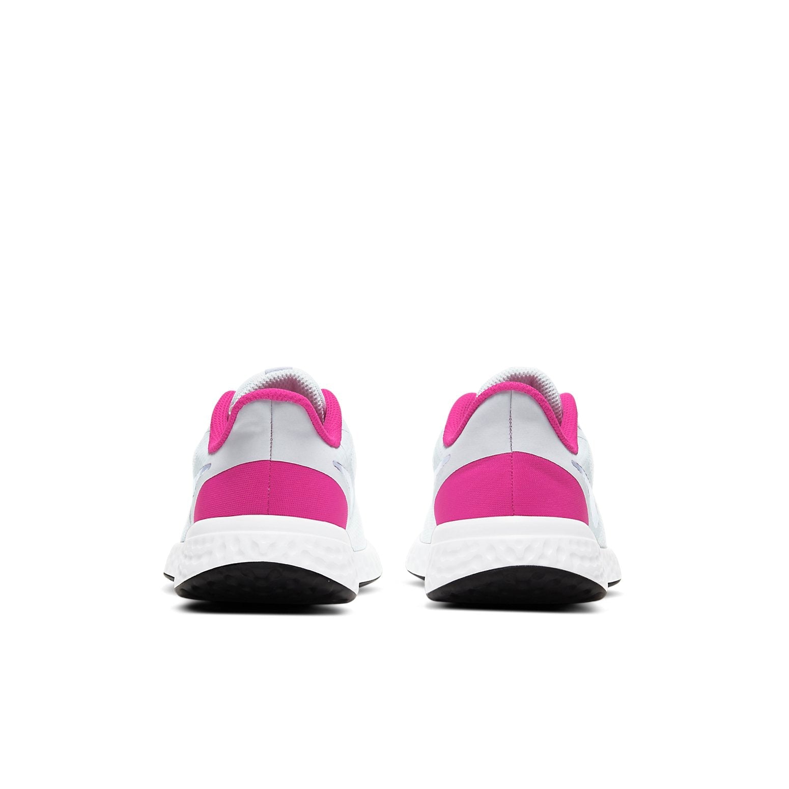 (GS) Nike Revolution 5 'Football Grey Fireberry' BQ5671-018