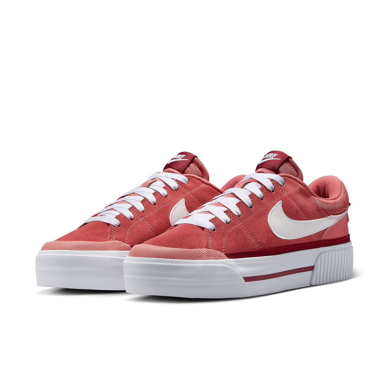 (WMNS) Nike Court Legacy Lift 'Red White' FJ1986-600