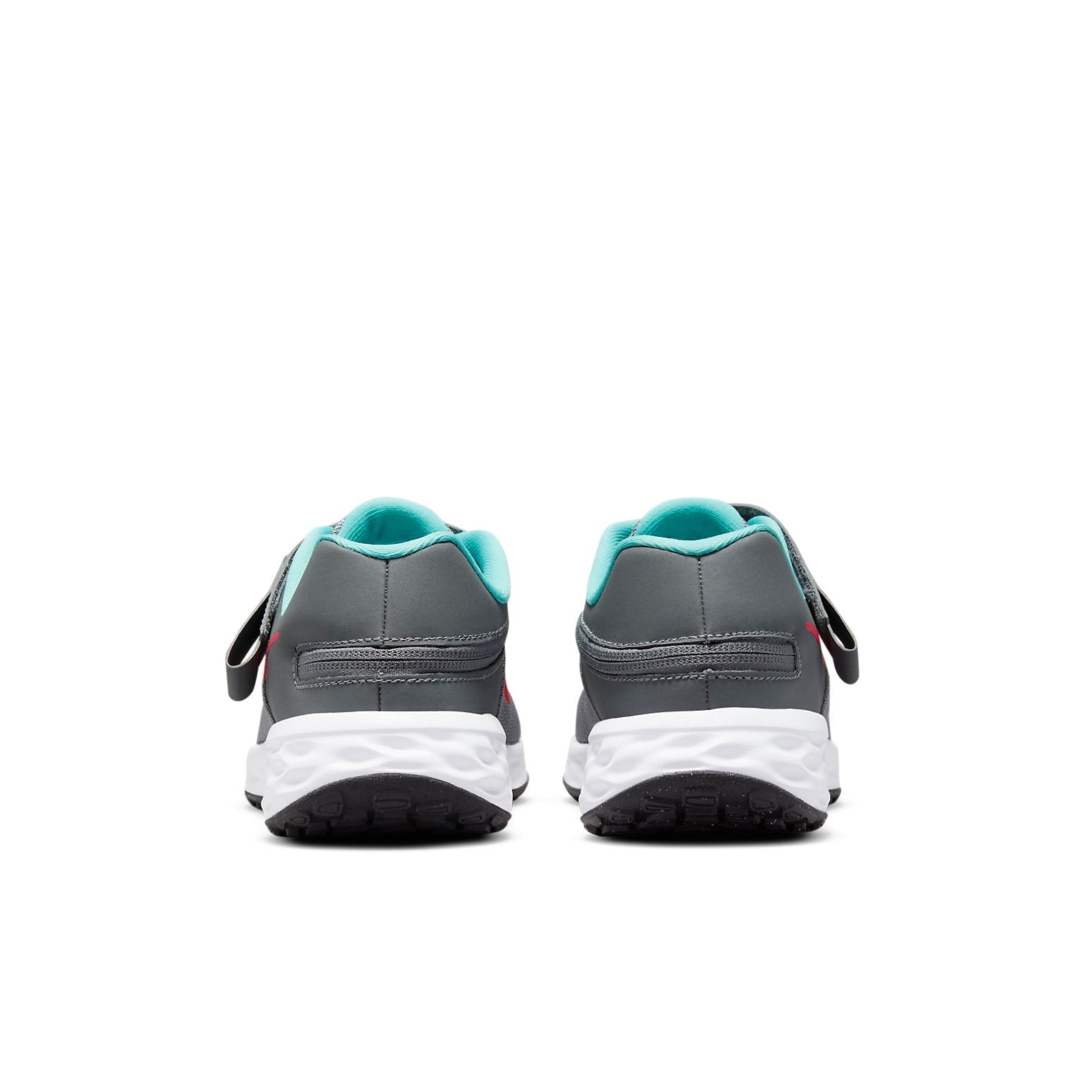 (GS) Nike Revolution 6 FlyEase 'Smoke Grey Siren Red' DD1113-006