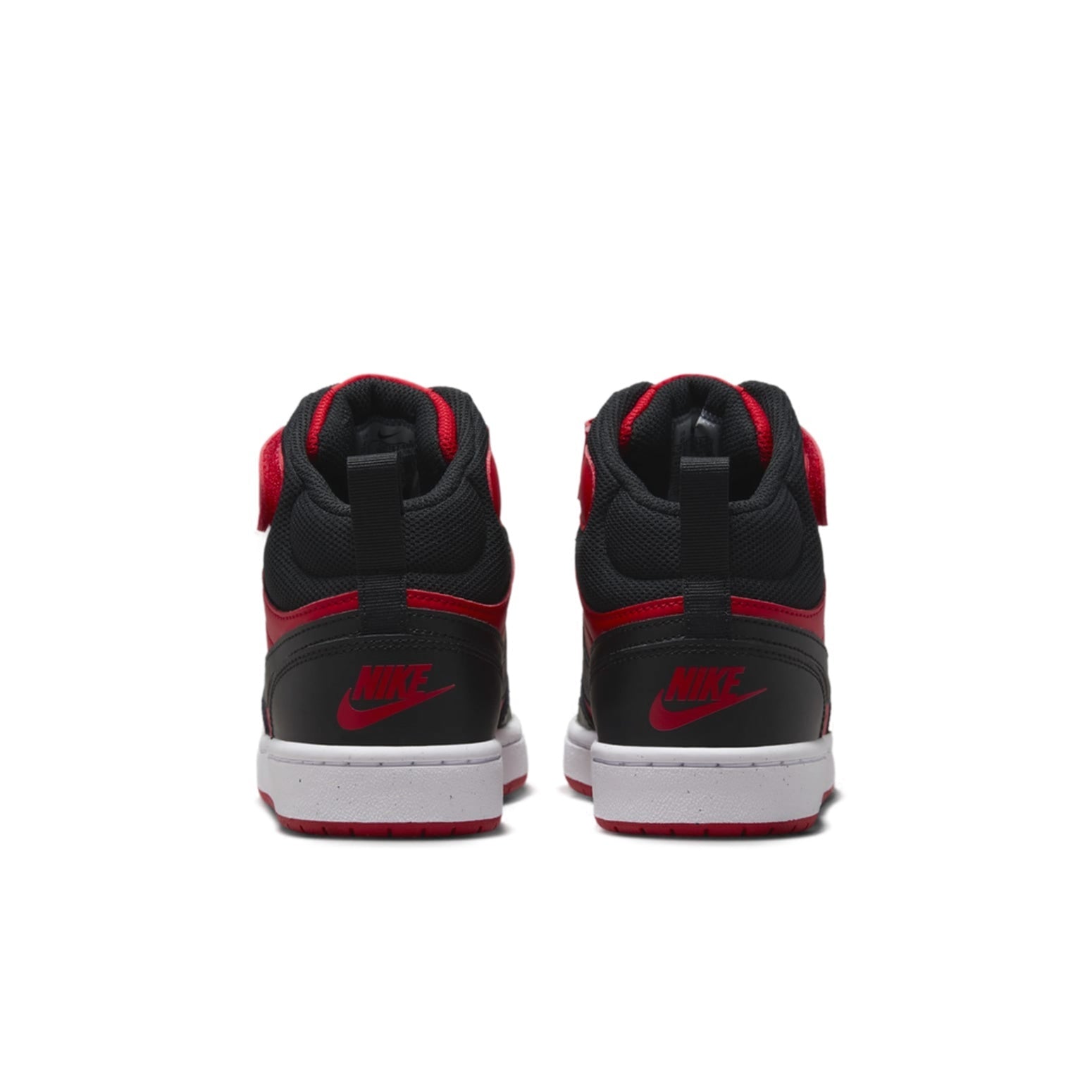 (GS) Nike Court Borough Mid 2 'Black University Red' CD7782-602