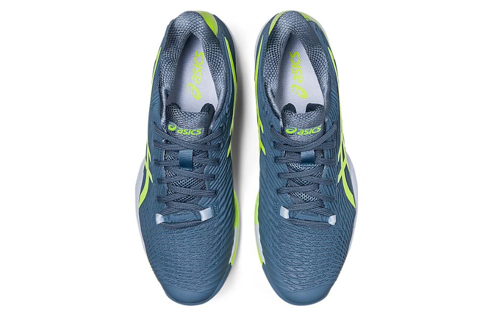 ASICS Solution Speed FF 2 'Steel Blue Neon Green' 1041A188-402