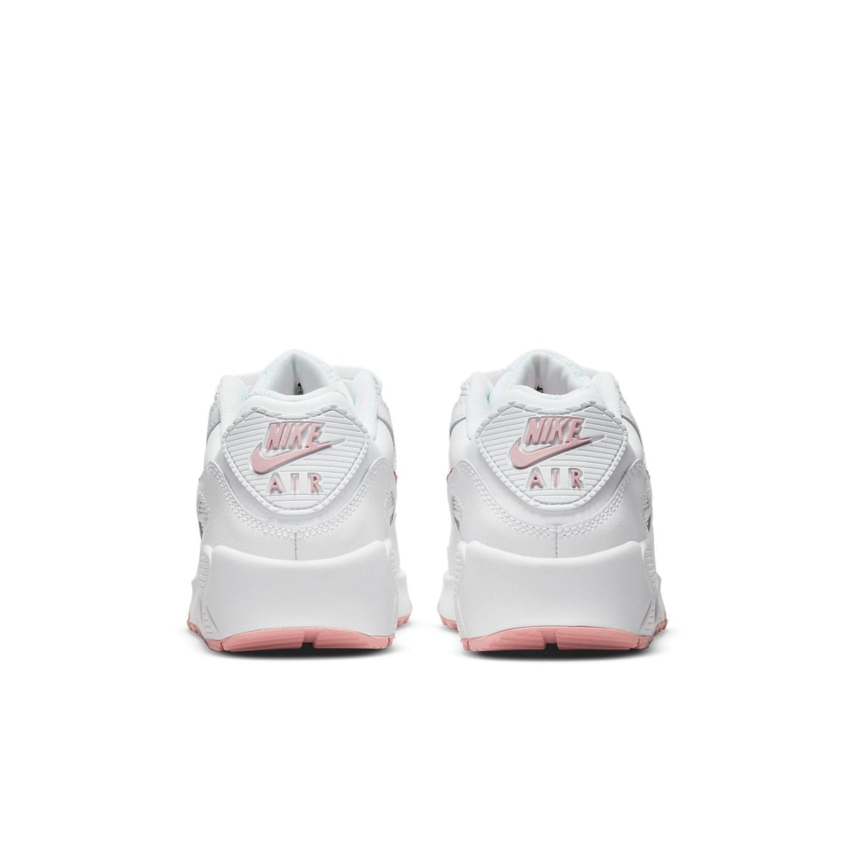 (GS) Nike Air Max 90 Leather 'White Pink Glaze' CD6864-115
