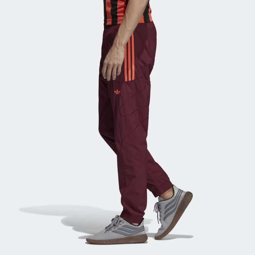 adidas Originals Flamestrike Woven Track Pants 'Maroon Orange' DU8129