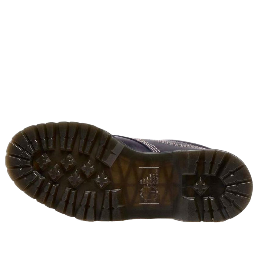 Dr. Martens Lowell Orleans Leather Moc Toe Shoe 'Midnight Blue' 41627400