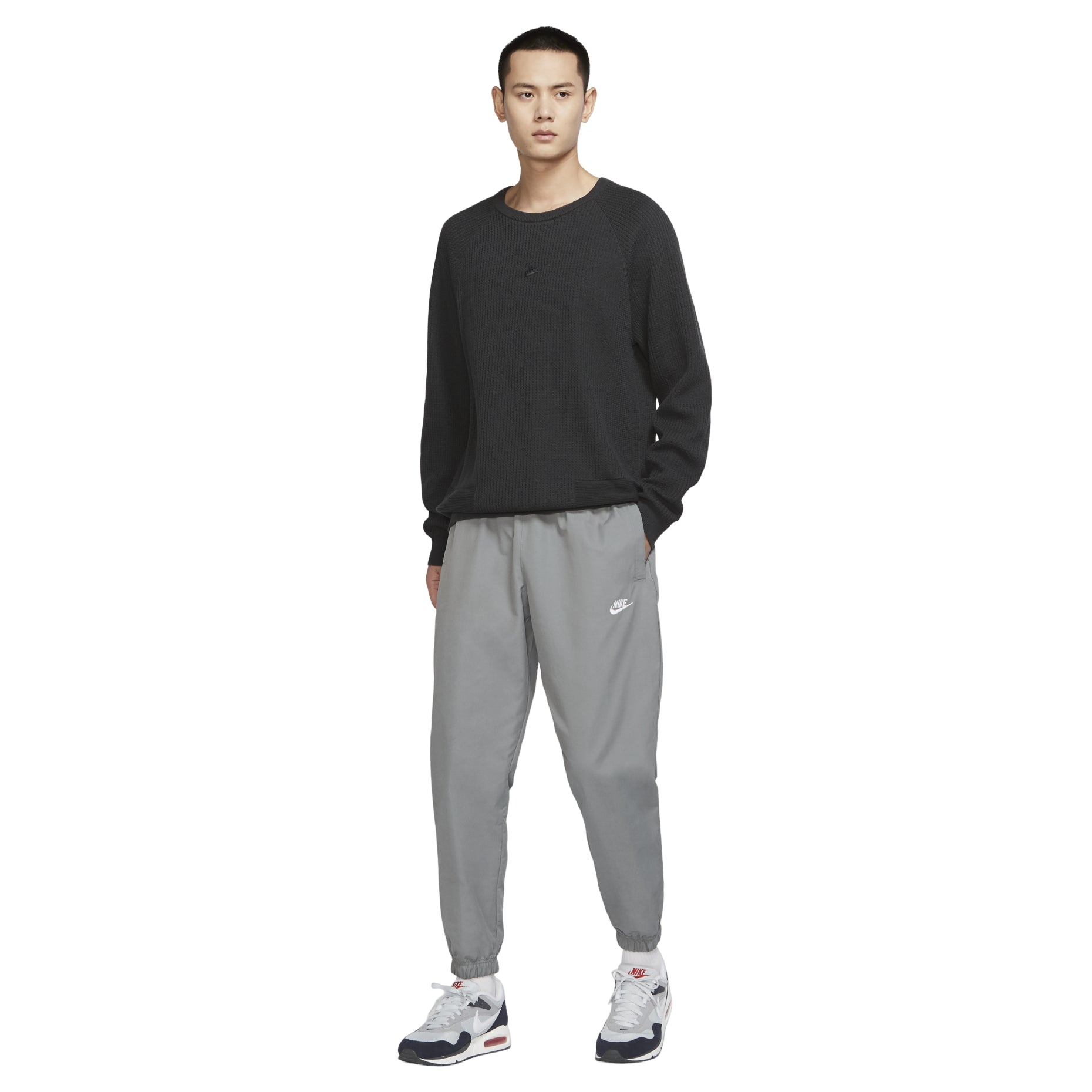 Men's Nike Nsw Spe Wvn Athleisure Casual Sports Woven Bundle Feet Long Pants/Trousers Gray DD5311-084