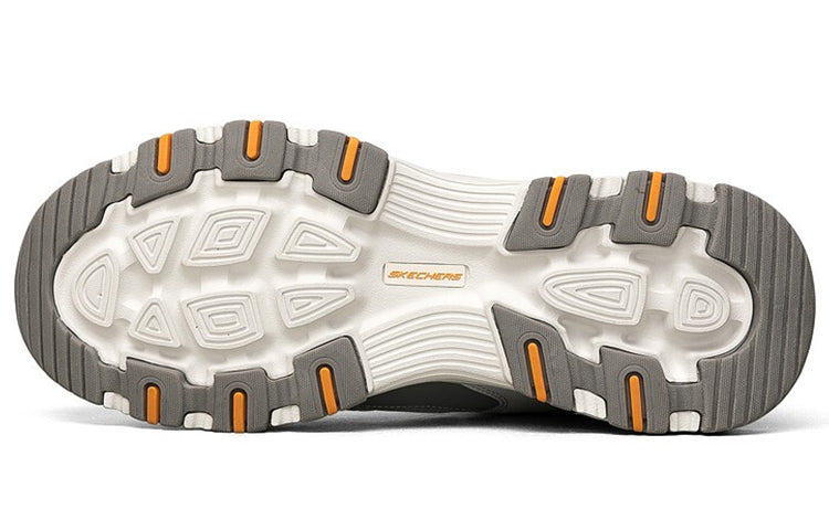 Skechers D'Lites I-Conik Low-Top Running Shoes White/Orange/Grey 8790091-WMLT