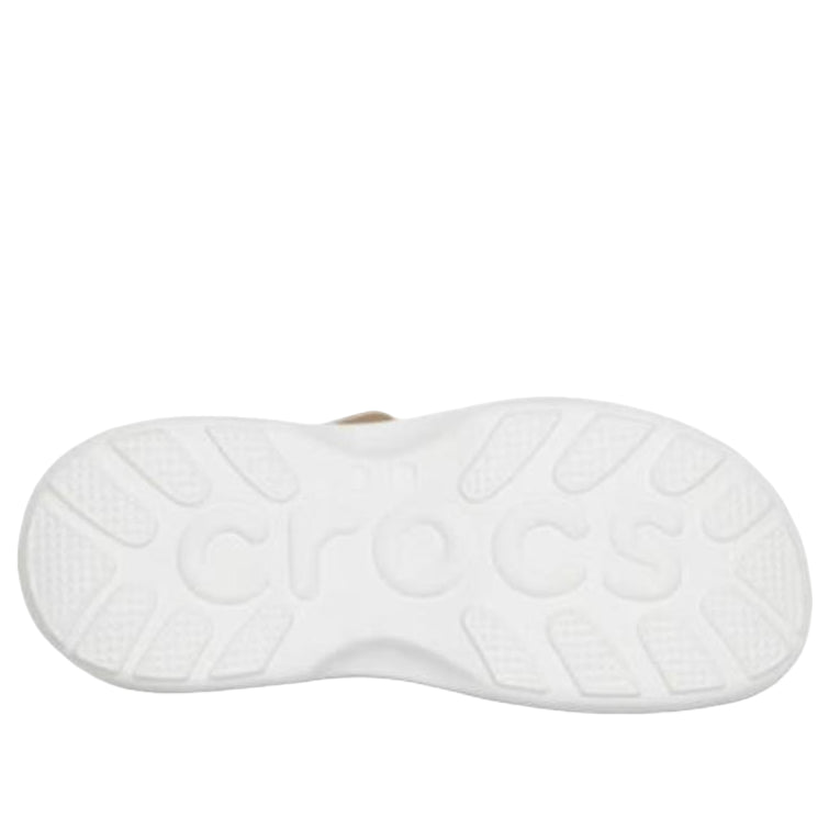 (WMNS) Crocs Soho Two Strap Shimmer Sandal 'Peach Ice Frappe Chalk' 213289-86U
