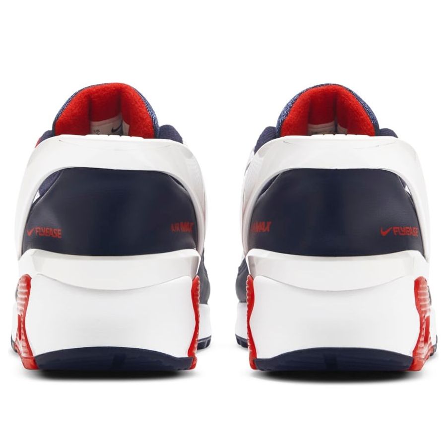 Nike Air Max 90 Flyease USA 'White Blue Red' CU0814-104