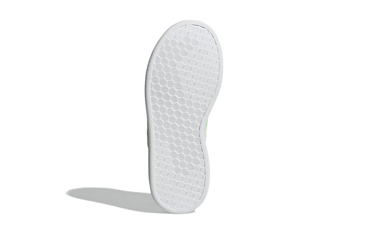 (GS) adidas Grand Court Base 'Cloud White Solar Green' GX5743