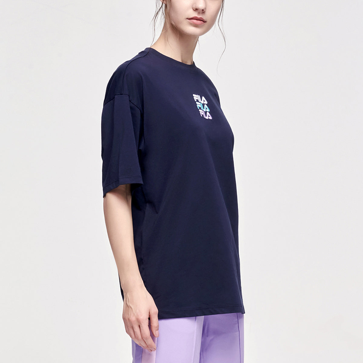 (WMNS) FILA Athletics Embroidery Logo Blue A11W123110F-NV