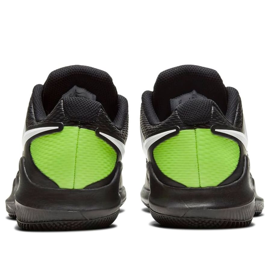 (GS) Nike Court Jr Vapor X 'Black White Green' AR8851-009