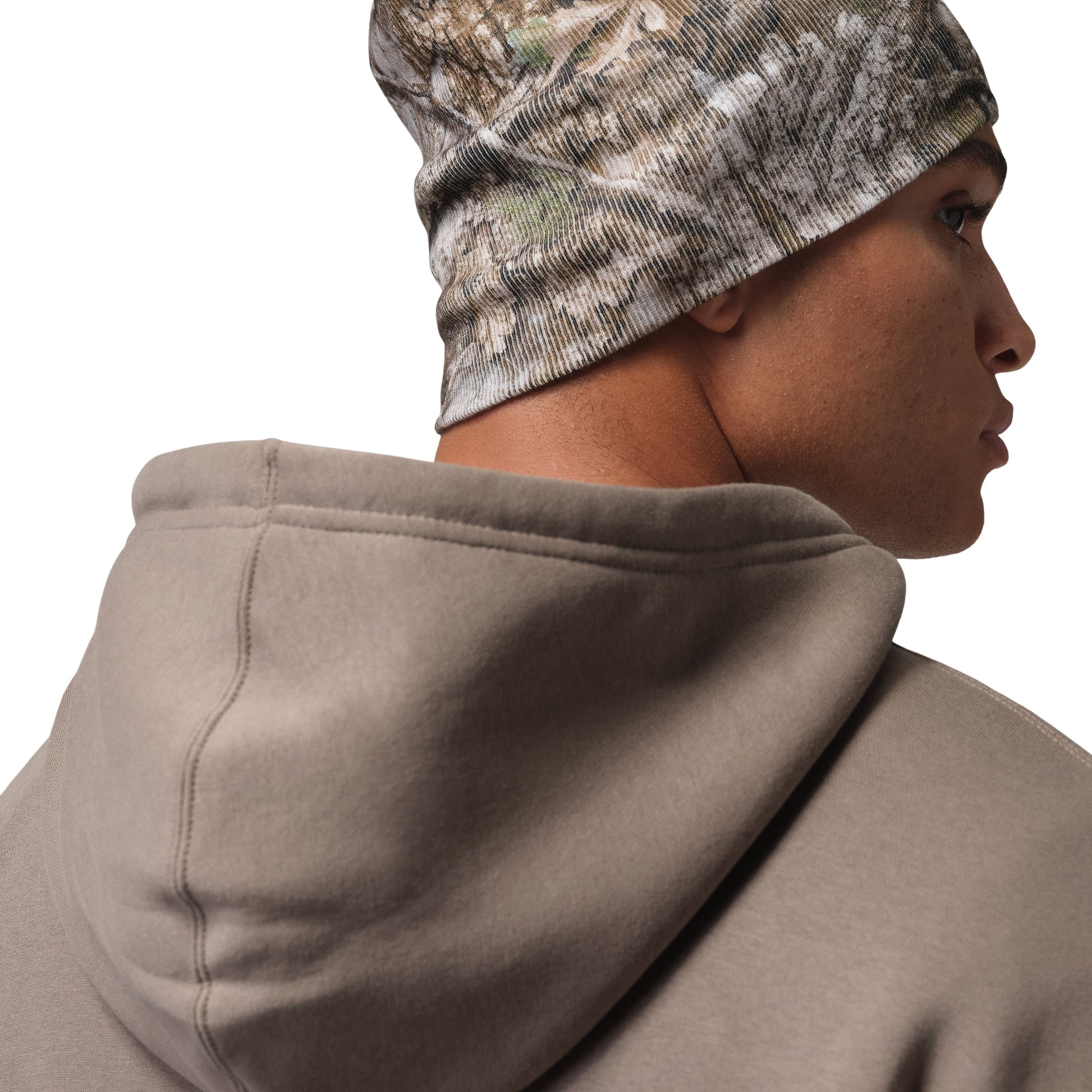 Jordan Brooklyn Fleece Oversized Full-Zip Hoodie 'Olive Gray Black' IB7231-040