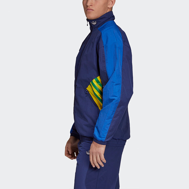 adidas originals Tolima-02 Retro Sports Jacket Navy Blue GD6035