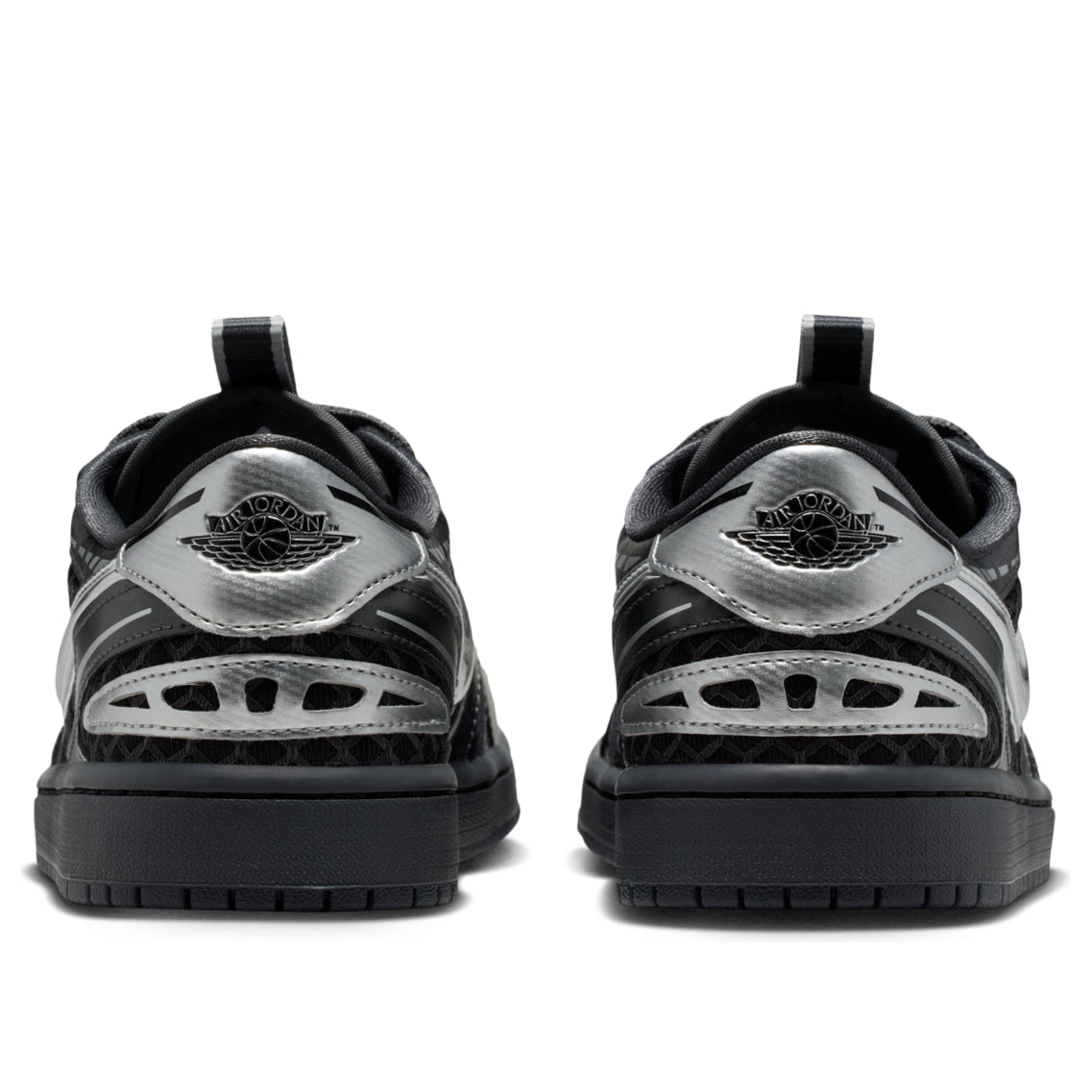(WMNS) Air Jordan 1 Low Method of Make V3 'Black Metallic Silver' HQ2186-001