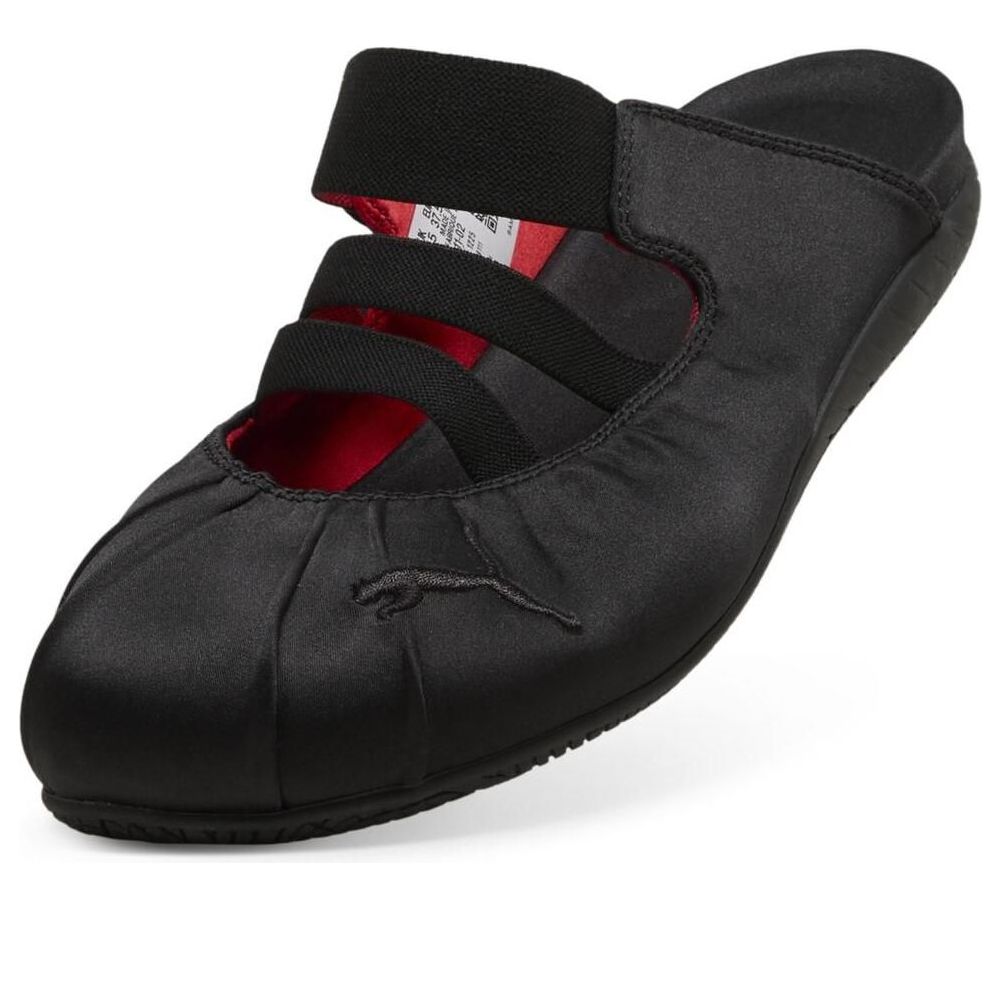 (WMNS) PUMA Speedcat Mule Satin 'Black Red' 409911-02
