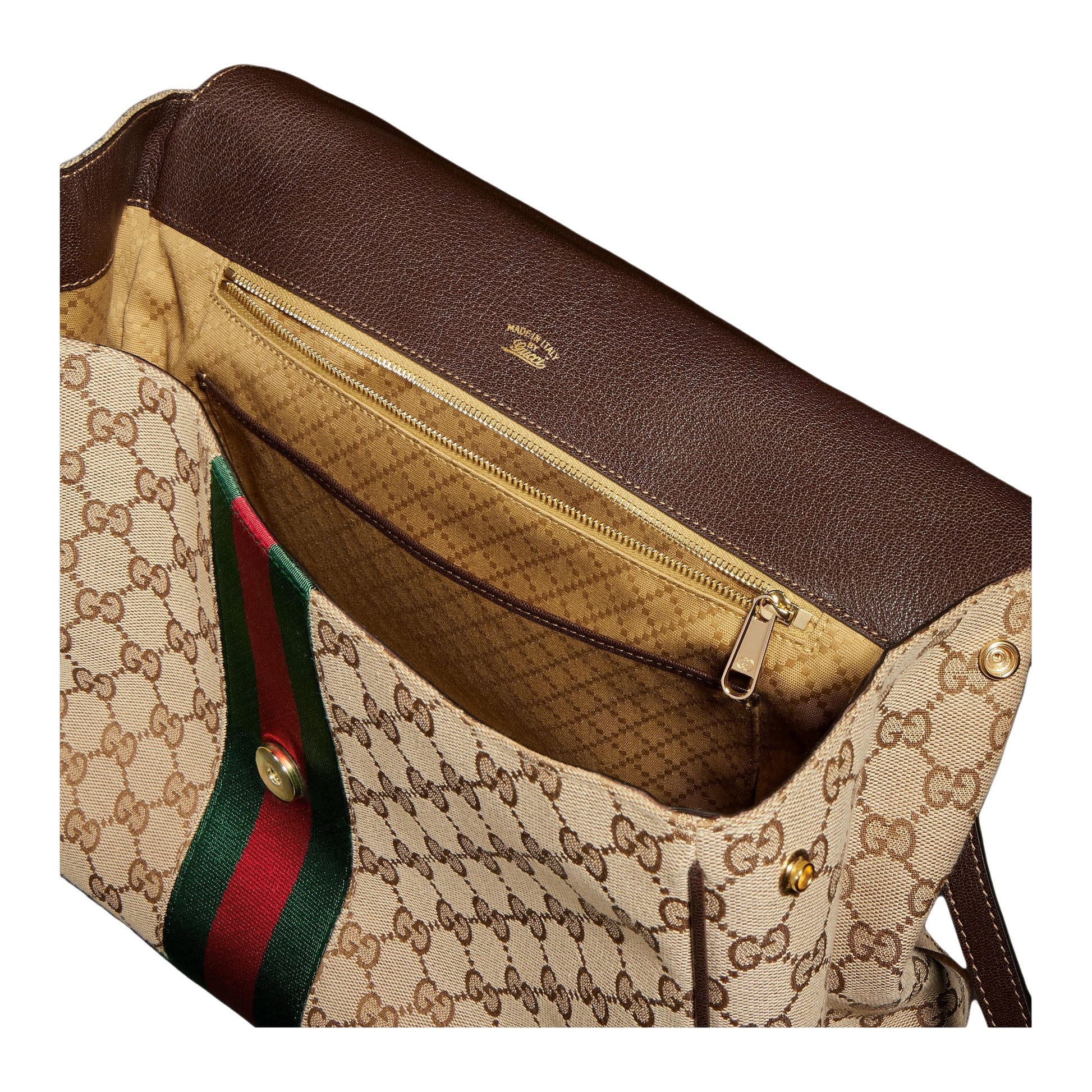 (WMNS) Gucci Paparazzo Large Top Handle Bag 'Sand Dark Brown' 875019-FAFV9-9653