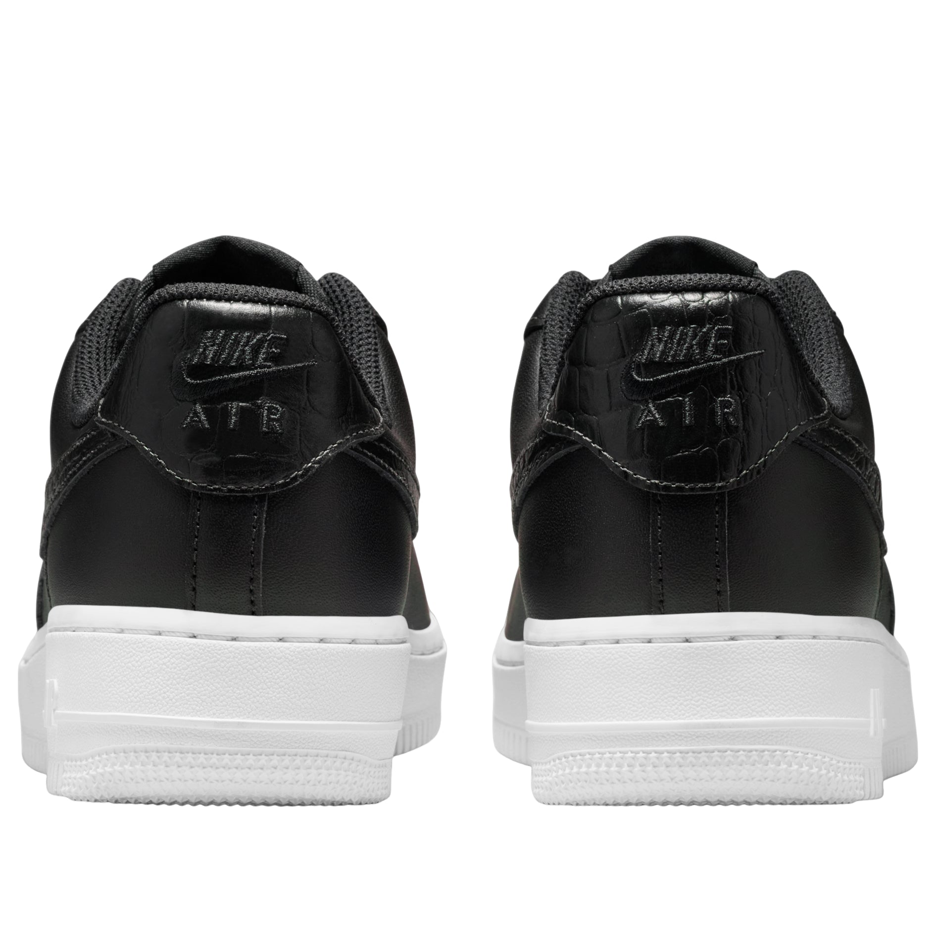 (WMNS) Nike Air Force 1 Low Pebble Croc 'Black' IO4837-001