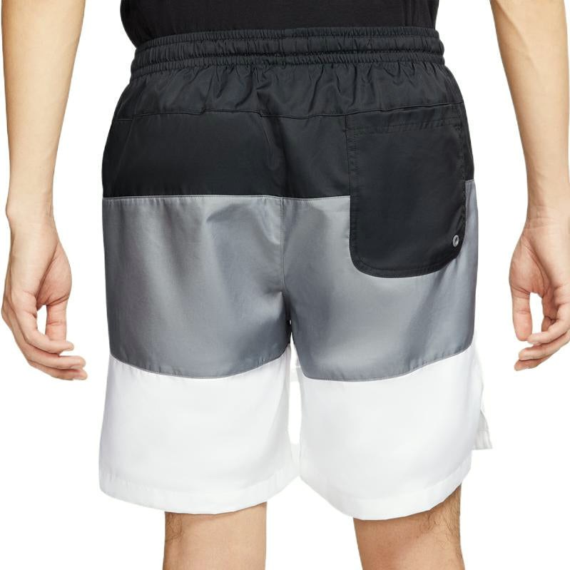 Men's Nike Contrast Color Stitching Small Label Woven Sports Shorts Black DQ2427-010