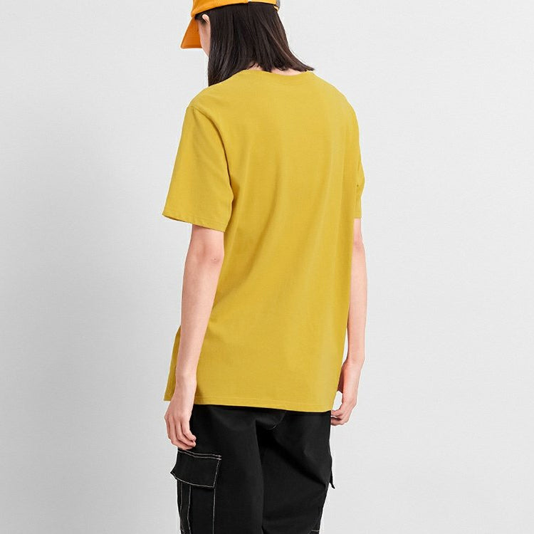 (WMNS) Vans Athleisure Casual Sports Short Sleeve Yellow VN0A4BRJ50X