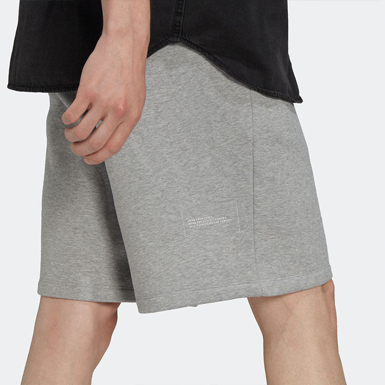 Men's adidas New Fl Shorts Solid Color Casual Straight Sports Gray HN1932