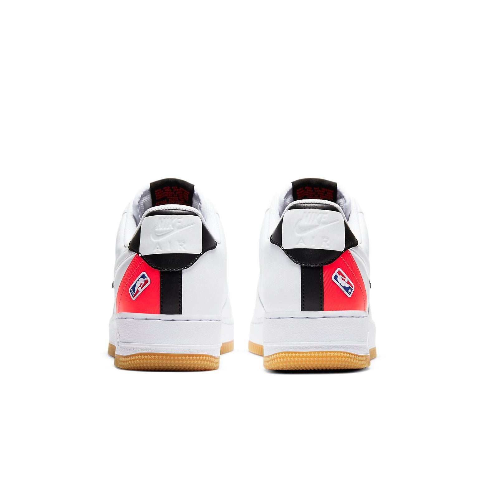 Nike x NBA Air Force 1 '07 LV8 'White Bright Crimson' CT2298-101