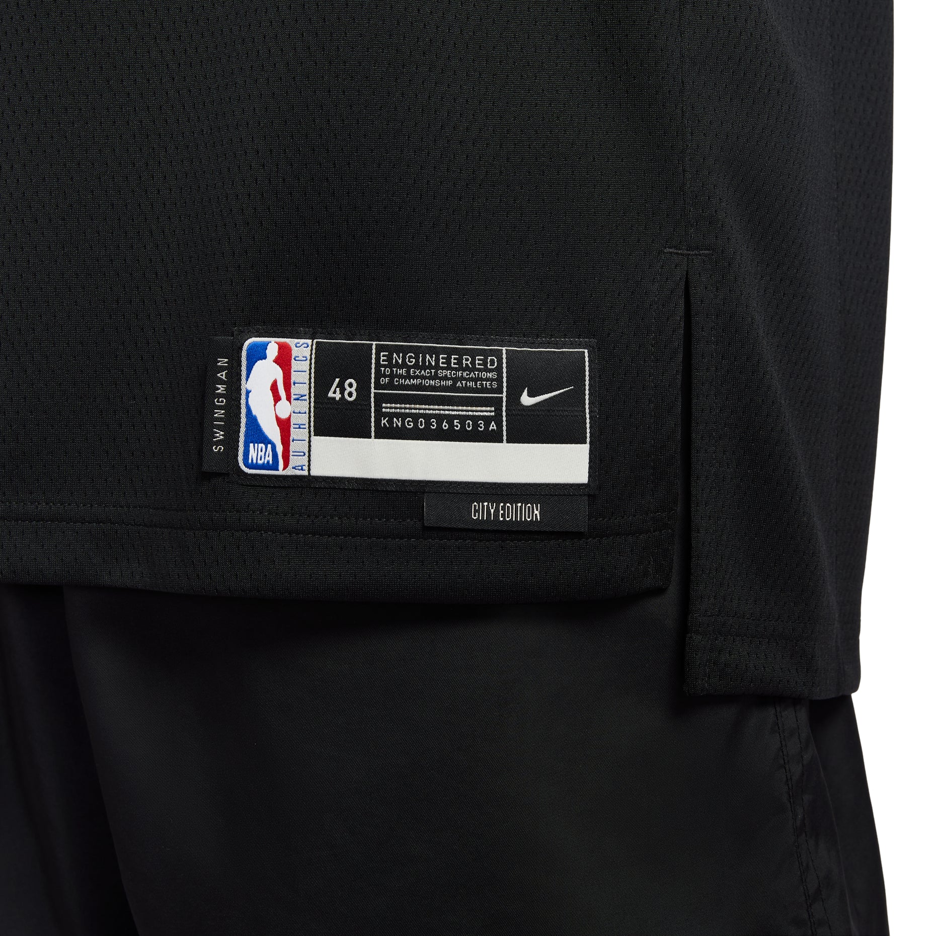 Nike Dri-FIT NBA Luka Doncic 2023/24 Los Angeles Lakers City Edition Swingman Jersey 'Black' DX8506-014