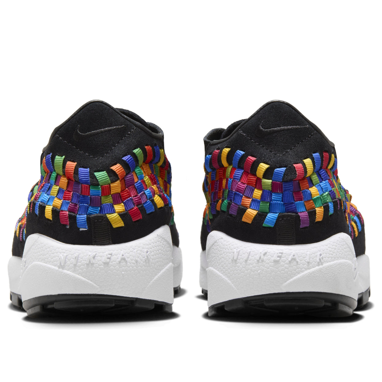 (WMNS) Nike Air Footscape Woven 'Rainbow Black' FB1959-002