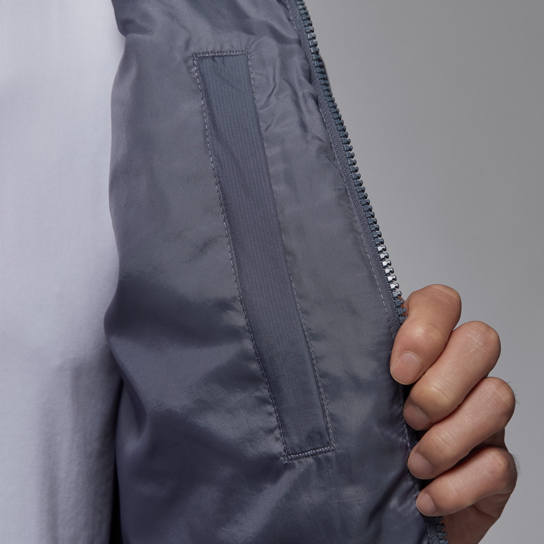 Air Jordan Sport Therma-Fit Jacket 'Light Charcoal Gray' FZ3163-075