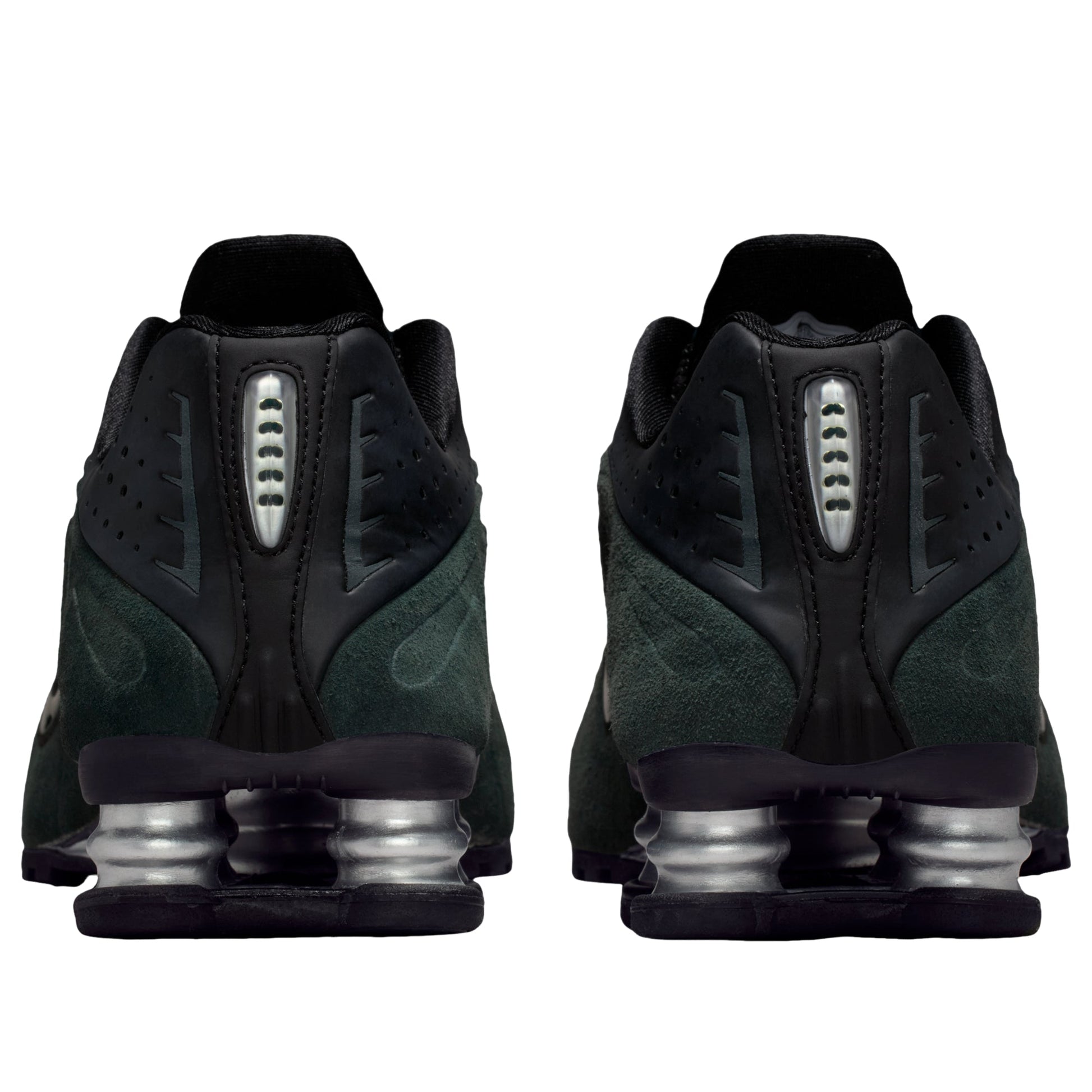 (WMNS) Nike Shox R4 'Black Silver Seaweed' HQ7739-002