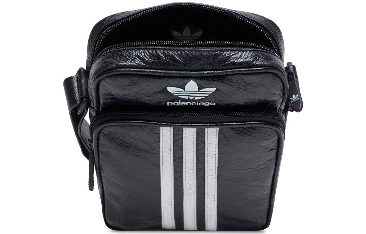 Balenciaga x adidas Small Crossbody Messenger Bag 'Black White' 721850210M41091