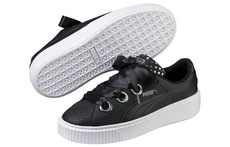 (WMNS) PUMA Platform Kiss Ath Lux Black 366704-02