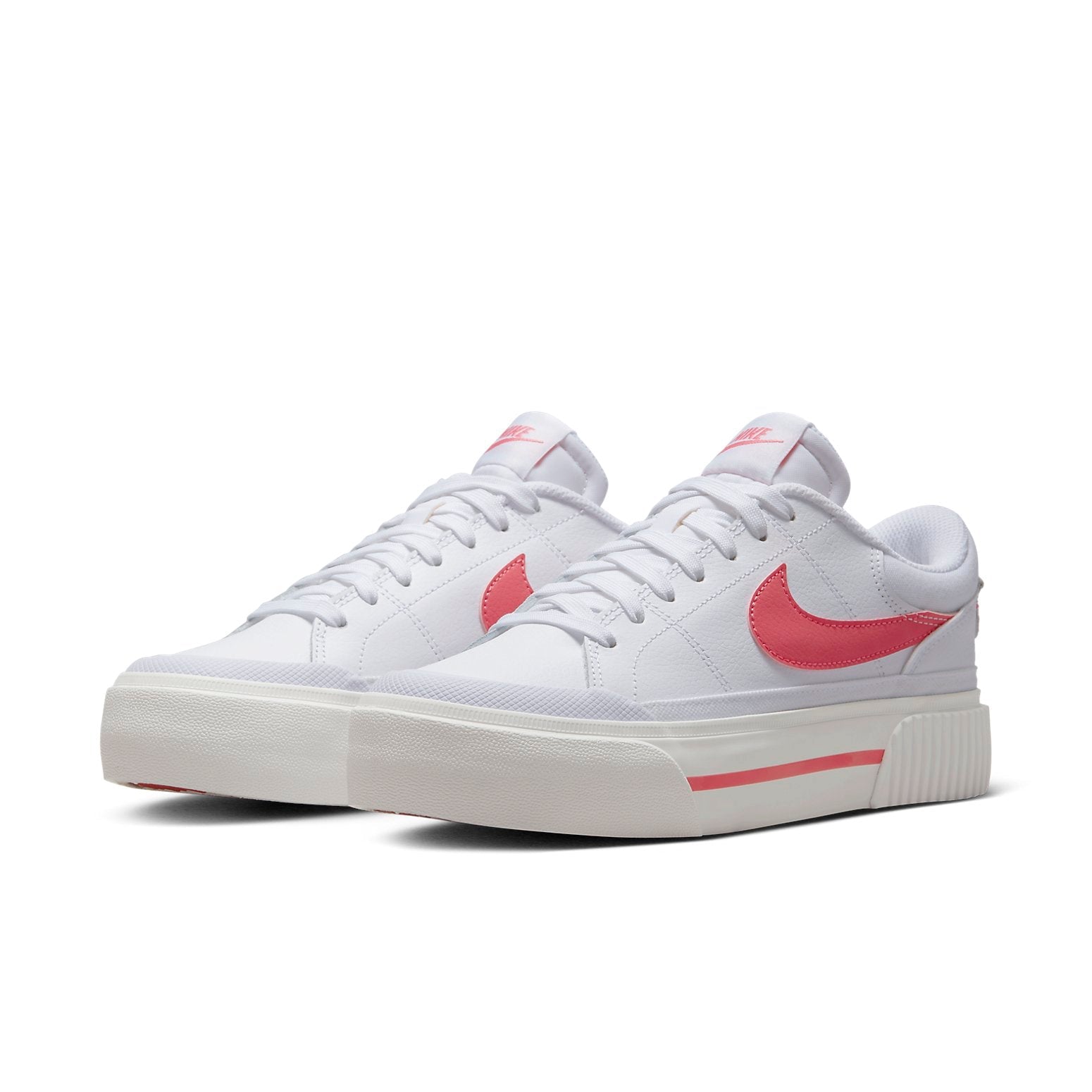 (WMNS) Nike Court Legacy Lift 'White Sea Coral' DM7590-102