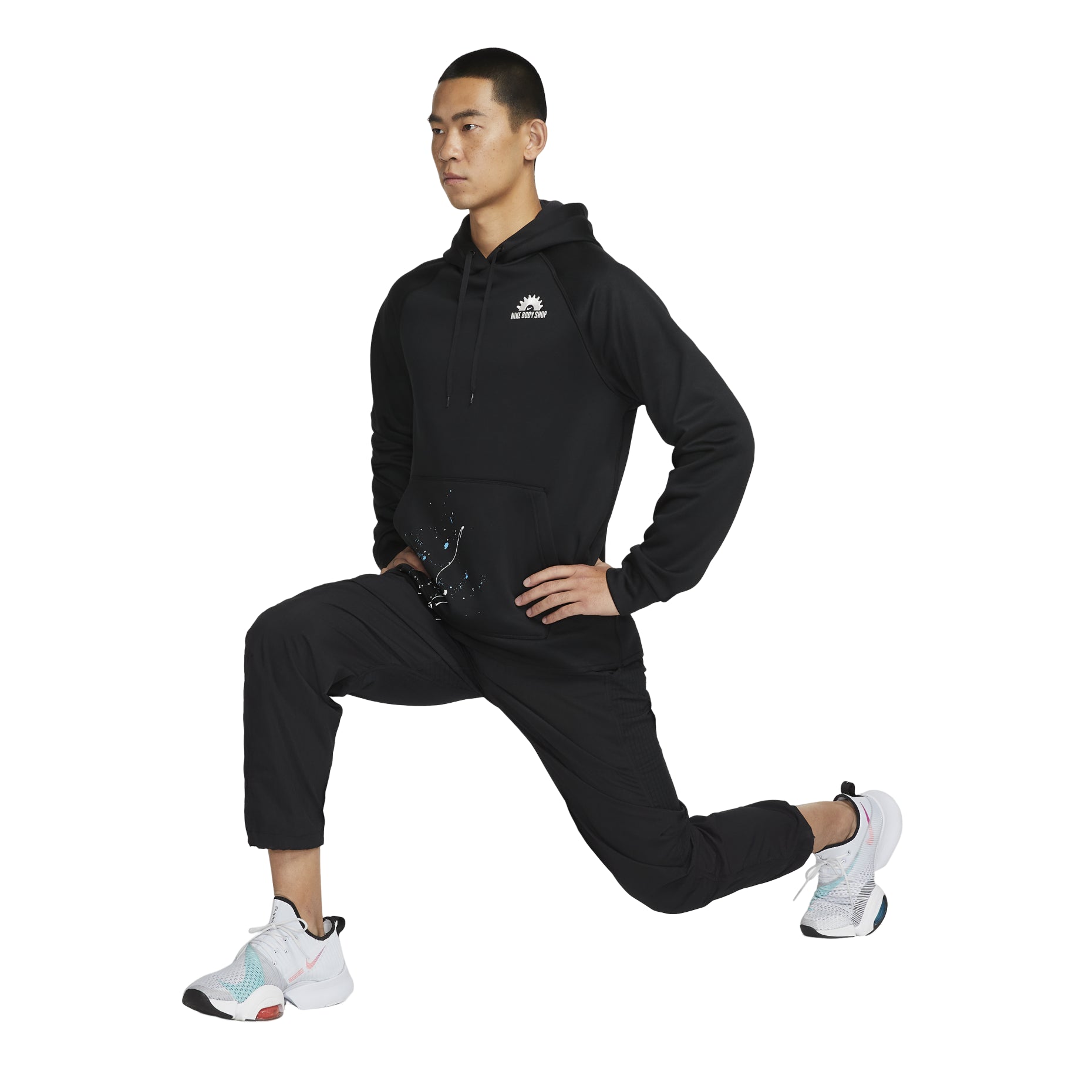 Nike Therma-FIT Fleece Fitness 'Dye Black' DV9907-010