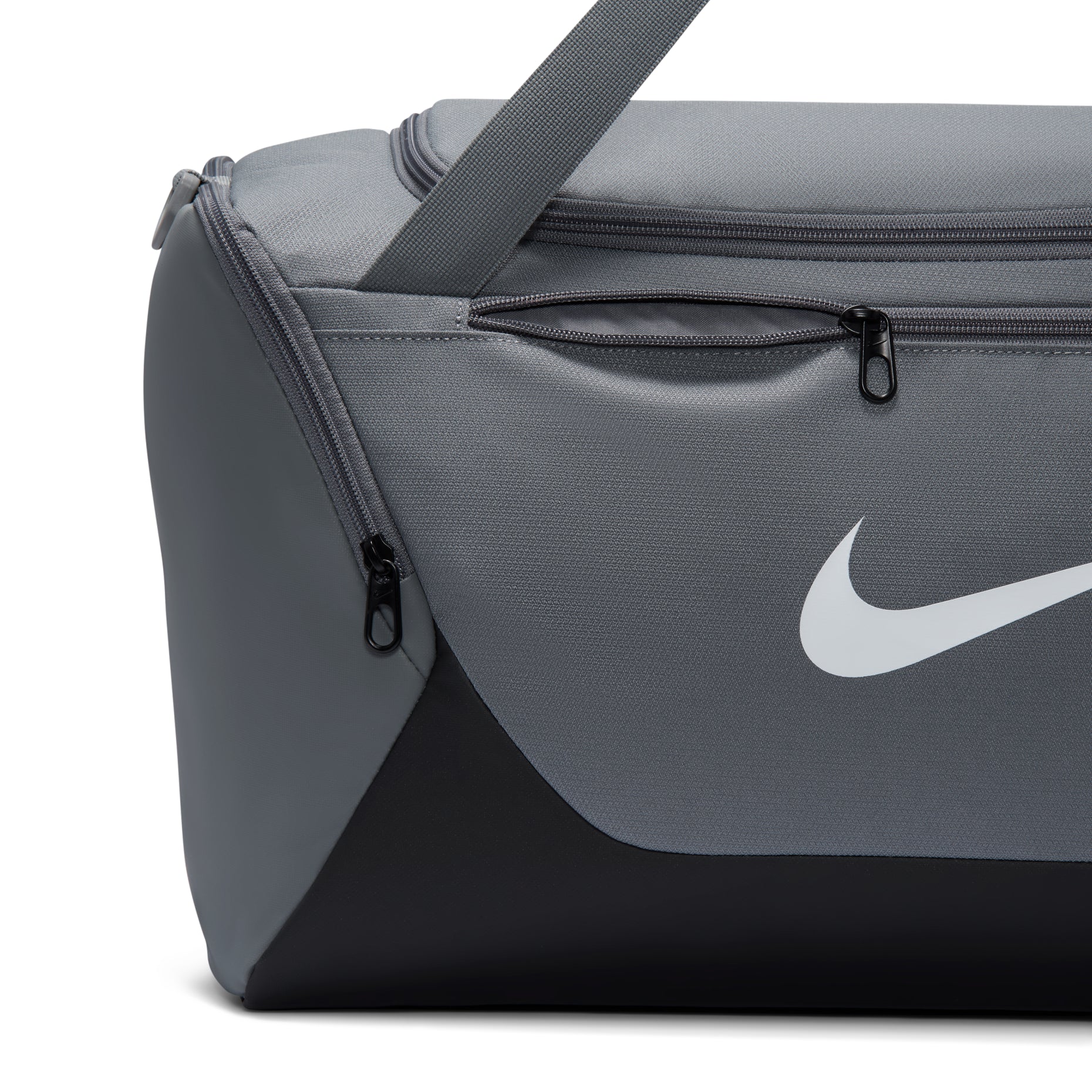 Nike Brasilia 40L Small Duffel Bag 'Smoke Grey Black White' IB4394-084