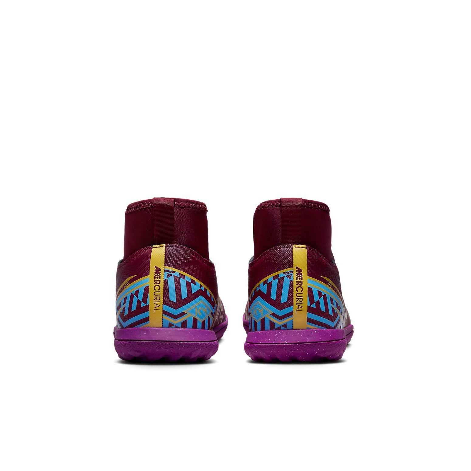 (GS) Nike Mercurial Superfly 9 Club KM TF Turf K 'Red Purple' DO9795-694