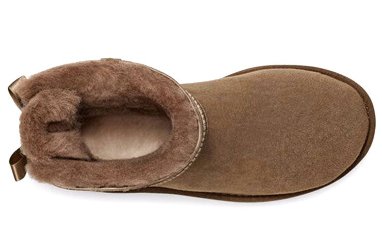 (WMNS) UGG Mini Bailey Bow II 2.0 'Brown' 1016501-HCK