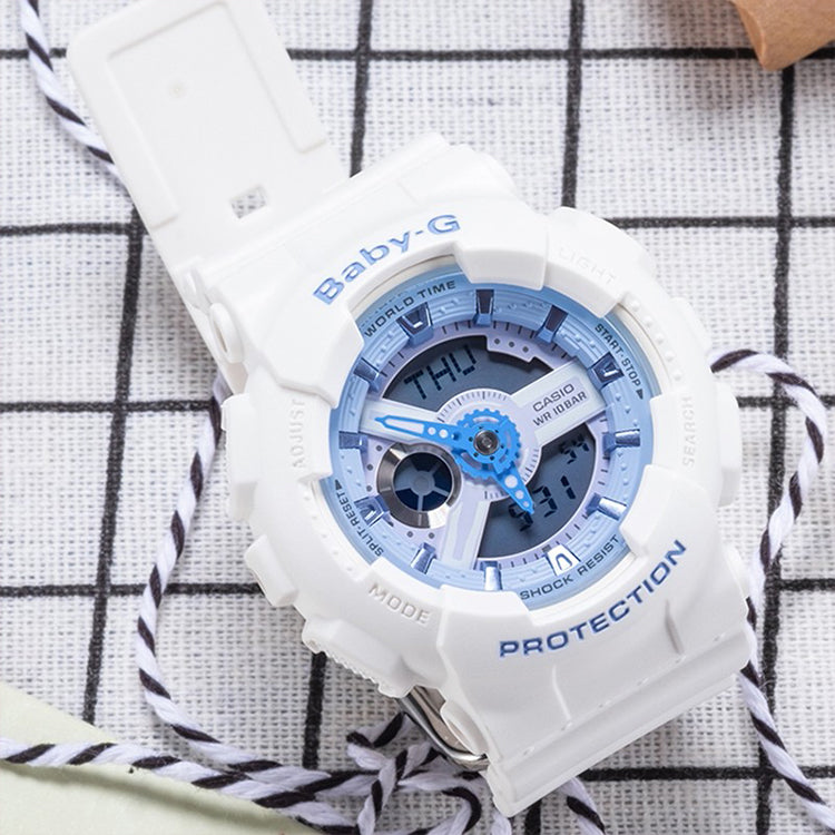 CASIO Baby-G 'Black' GA-100CF-1A9&BA-130-7A2PRL