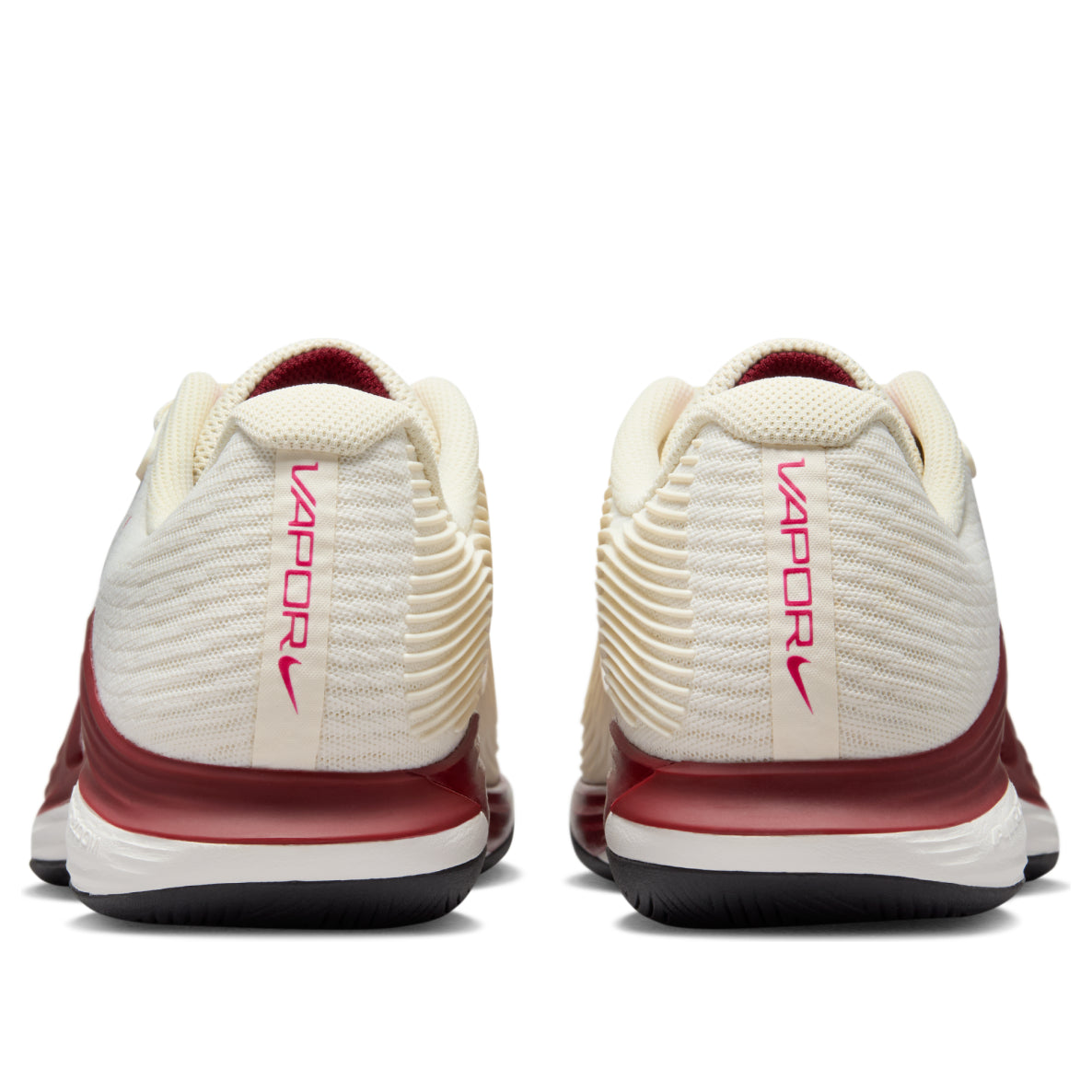(WMNS) Nike Court Air Zoom Vapor 12 HC 'Pale Ivory Rush Pink Team Red' FV5554-104